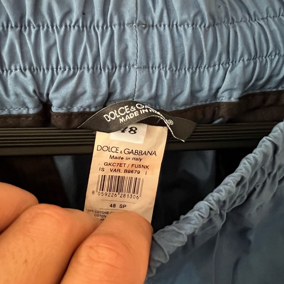 Dolce and Gabbana cotton light blue double breasted suit size 48 IT - Picture 2 of 7